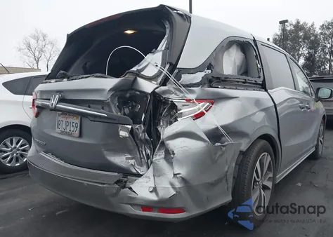 2021 Honda Odyssey Touring from USA, damaged, VIN 5FNRL6H88MB000217
